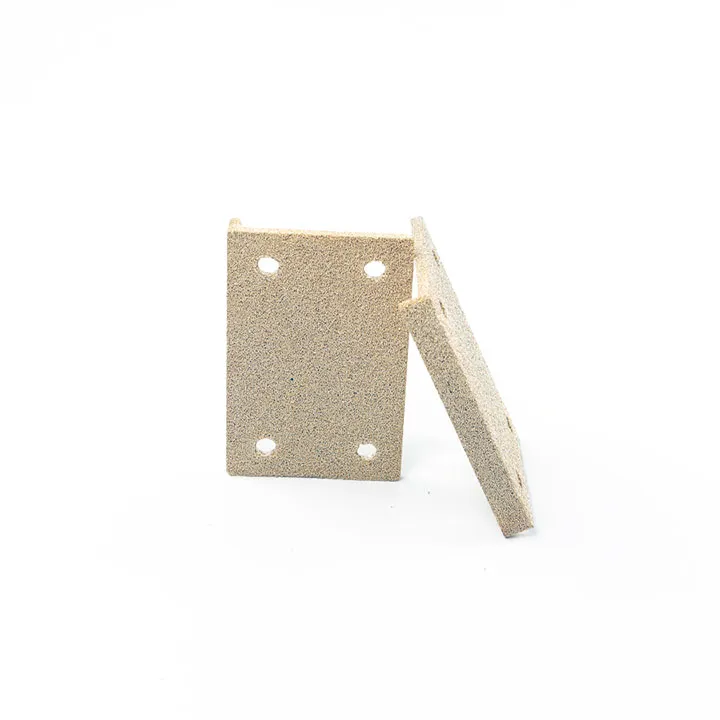 BRONZE FILTER CARTRIDGE PLATE 102X102X3 35MICRON 