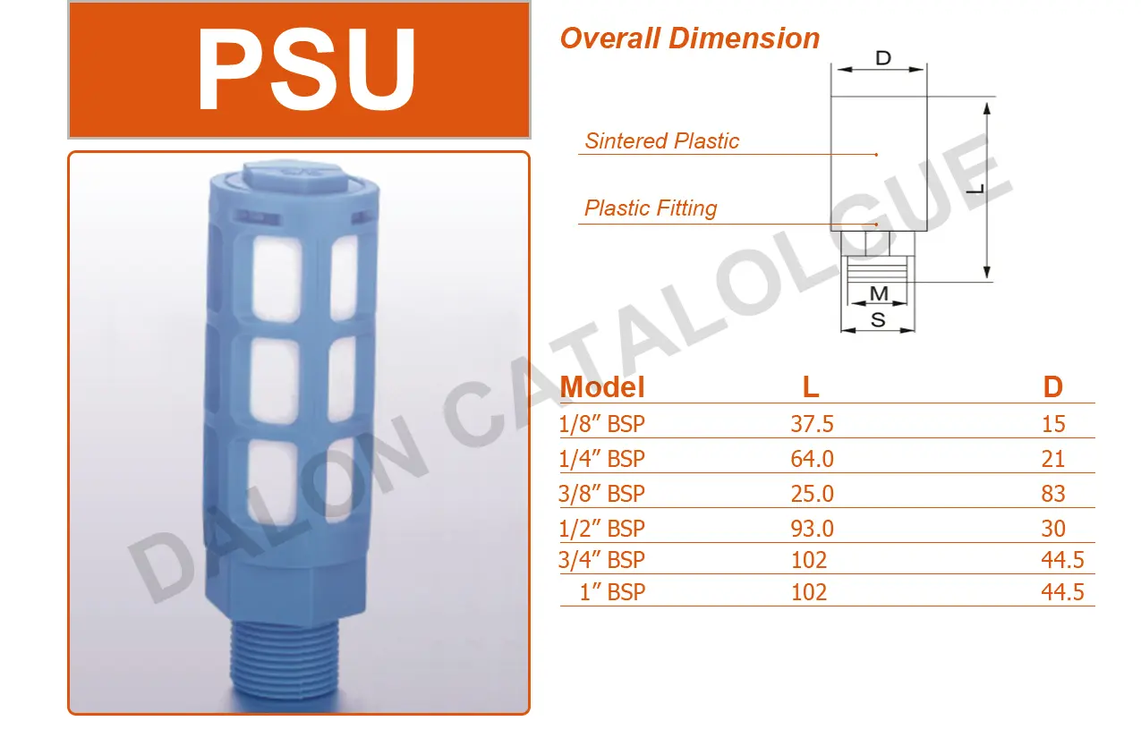 Plastic Silencer Disegno tecnico