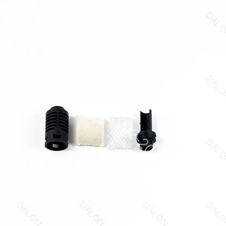 PLASTIC SILENCER SPL-F 1/8 WITH WOOL FELT & ALUMINIUM NET COLOR BLACK - View 2