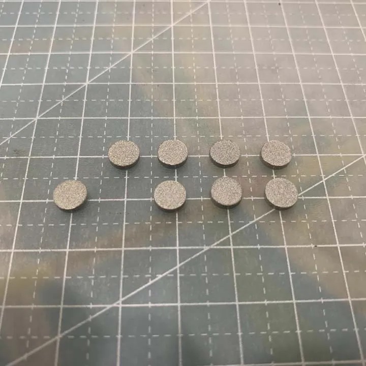 SINTERED AISI316 FILTER 6.41X1.61 10MICRON