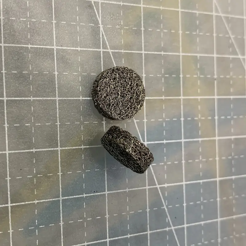 SS 316L WIRE FILTER DISC 11X3.4 - View 1